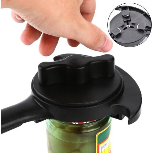 Stainless Steel Can Opener Multifunction 3-IN-1 Bottle Can O Grip Opener Handheld Manual Beer Bottle Opener Kitchen Tool