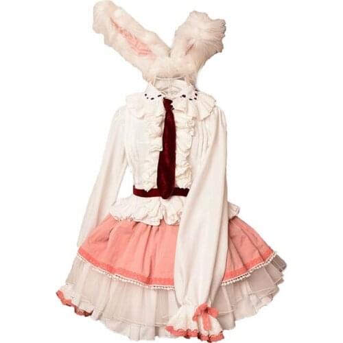 Touhou Project Reisen Udongein Inaba cosplay costume with hair accessory 11