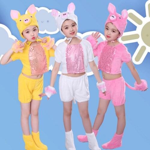 Halloween costume for kids new style pig childrens animal stage costumes childrens cartoon costume love live cosplay