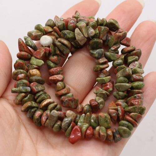 Fashion Natural Semi-Precious Stones Beaded High-Quality Unakite Beads for Jewelry Making DIY Bracelet Accessories 5-8mm