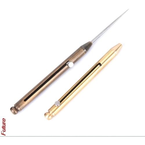 New Product Titanium Alloy Outdoor Bushcraft Self-defense Weapon Toothpick Bottle Fruit Fork Camping Tool Titanium Toothpicks