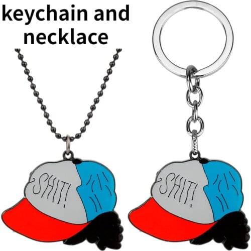 Riverdale Keychain necklace Stranger Things Keyrings Cartoon Trinket Men Boys Keyholder Car Key Chains Jewelry Movie Fans Gift