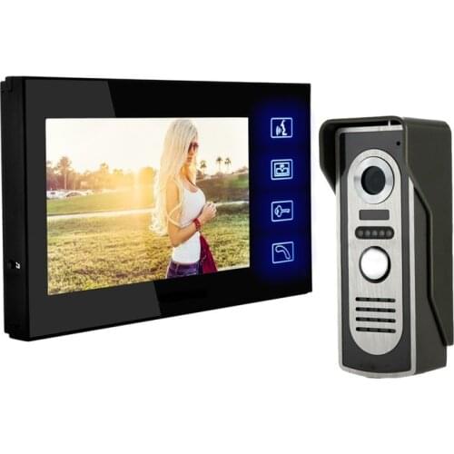 High Definition Villa Type Visual Doorbell Night Vision Rainproof Metal Outdoor Unit One-to-one Visual Intercom Rain Proof