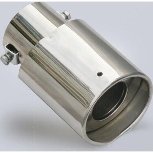 For Toyota Yaris 2007 2008 2009 2010 2011 1pc silver stainless steel exhaust tail rear muffler tip pipe Tailpipe