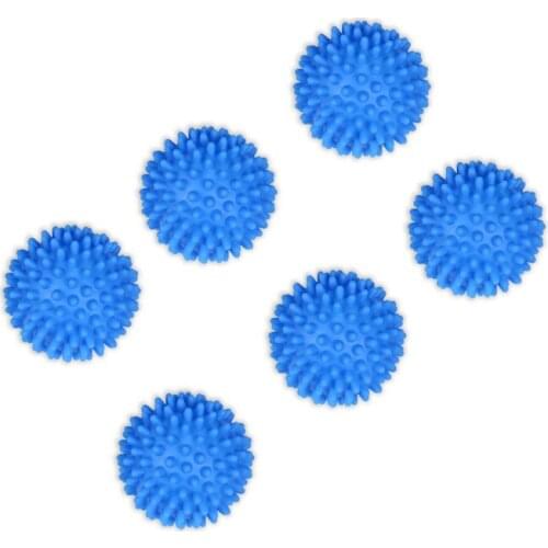 100 X Blue Soften Cloth Drying Washing Laundry Dryer Magical Ball Free shipping