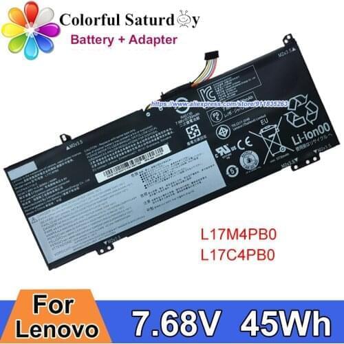 45Wh 7.68V L17C4PB0 Laptop Battery For Lenovo Xiaoxin Air 15 IdeaPad 530S-15IKB 14IKB 14ARR 14IKBR 15ARR 15IKBR Flex 6-14 Laptop