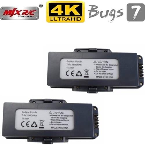 Original MJX B7 battery 7.6V 1500mAh Drone battery for MJX bugs 7 B7 4K Drone RC Quadcopter Spare Parts 7.6 V 1500 mAh Battery