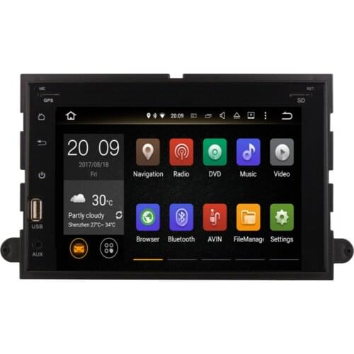 Android 9.0 Video Player Wifi DAB+ Full Touch 7'' LCD Car Radio Stereo For Ford Fusion/Explorer/F150/Edge/Expedition 2006-2009
