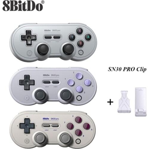 For Nintendo Switch Gamepad/ MacOS/ Android/ Raspberry Pi /Windows 8Bitdo SN30 Pro SF30 Pro Bluetooth Wireless GamingController
