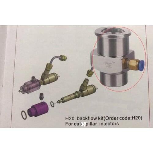 Free shipping!Diesel Engine Common Rail Tool Fuel Injector Return Oil Collector Device Repair Kits for 320D