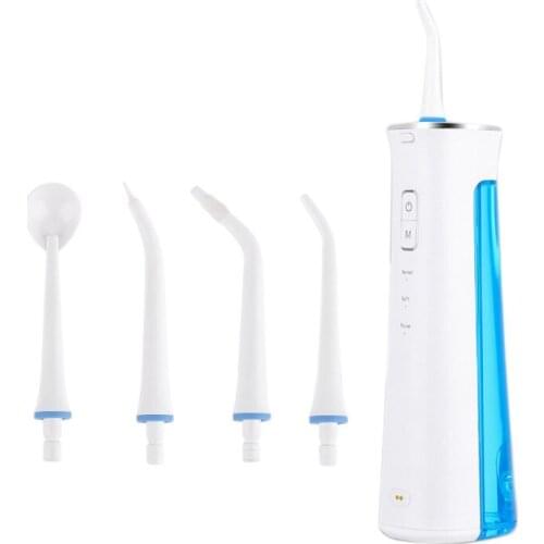 EAS-Water Flosser Cordless for Teeth 400ML Oral Irrigator Rechargeable for Home Travel Braces and Bridges Care