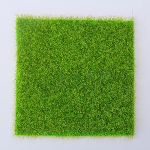 Artificial Grass Fake Lawn Grass Miniature Dollhouse Decor Home Garden Ornament