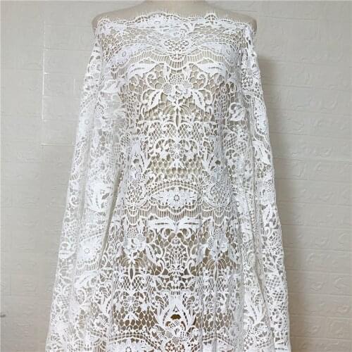 1 Yard Hight Quality Guipure cord lace fabric bridal dress fabric french DIY sewing French Embroidery lace fabric