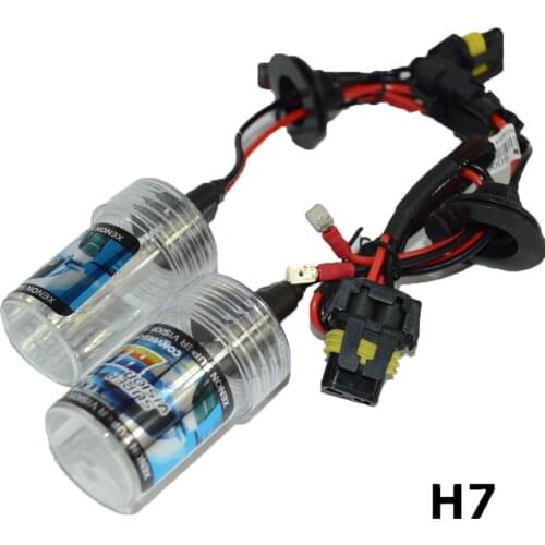 AC 35W xenon H7 xenon hid Headlight bulbs replacement 8000K 6000K Auto Car HID xenon Light headlamp 4300K