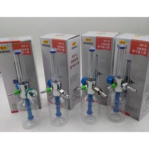 Medical oxygen inhaler humidification bottle oxygen absorption device center for oxygen cylinder equipment US GER FR standard