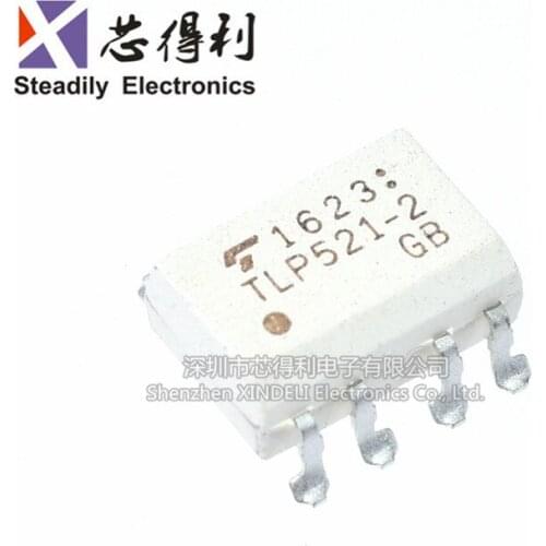 10pcs/lot Quality Assurance TLP521-2GB P521-2 Double-Mercerized Cotton Coupler Transistor Output Sop-8
