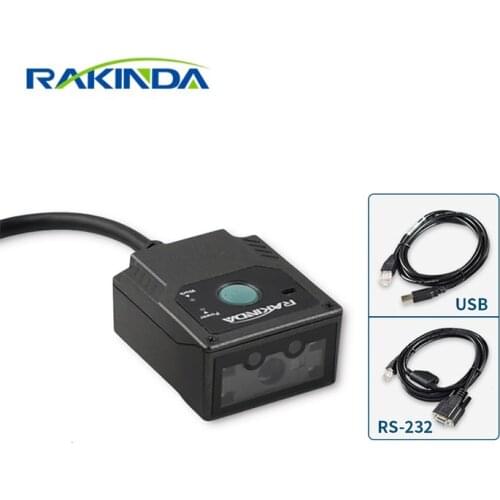 Rakinda LV3000U Industrial 2D Fixed Mount Barcode Scanner/Passport OCR MRZ Reader Module for Kiosk and Self-service Terminal