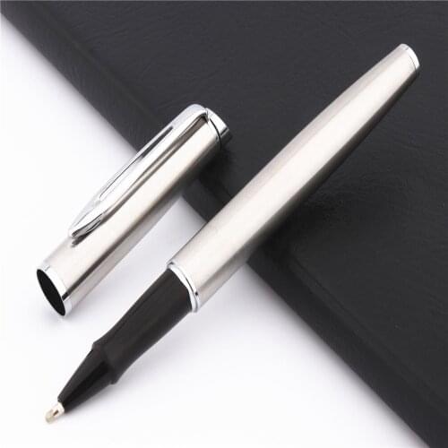 Luxury quality 860 Stainless steel Business office Medium nib Rollerball Pens New Student School Office Stationery