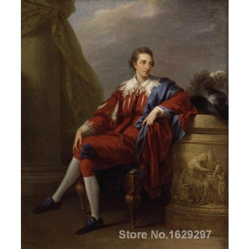 Modern landscape painting Portrait of John Simpson Angelica Kauffman High quality Hand painted