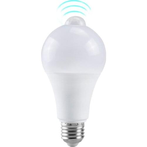 LED PIR Motion Sensor Bulb 5W 7W 9W Smart Light Bulb 110V 220V LED Induction Lamp Bombilla Cold White For Corridor Stairs