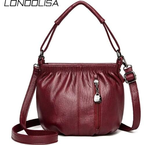 High Quality Pu Leather Small Shoulder Bags for Women 2020 Casual Ladies Crossbody Bag Purses and Handbags Designer Sac A Main