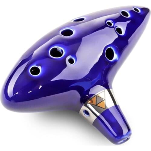 12 Holes Ocarina Alto C Key Flute Ocarina Zelda 12 Holes ALTO AC Ocarina Folk Music Instrument fluta ocarina