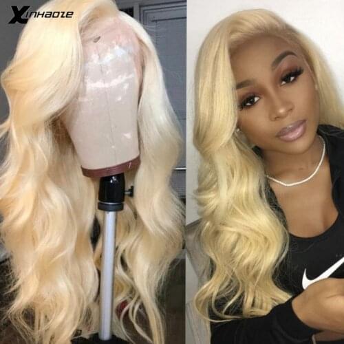 613 Honey Blonde Lace Front Wig Transparent Body Wave 13x6 Lace Wigs Blonde Wig Side Part Human Hair Wigs For Women Pre Plucked