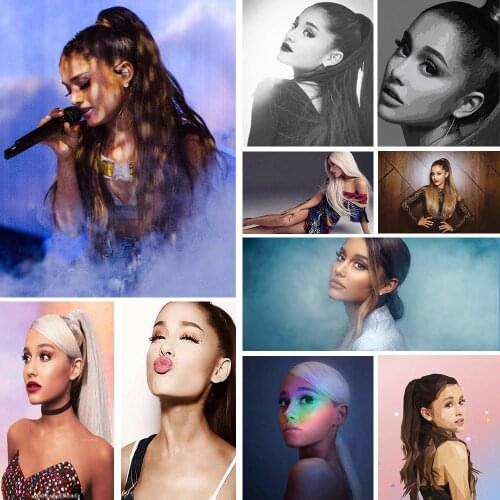 Ariana Grande Figure Portrait Jewel Cross Stitch Woman Diamond Art Crafts for Adult Full Diamond Kits Handmade Diy Paint