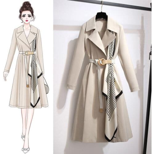 August twenty Women's Long Raincoats