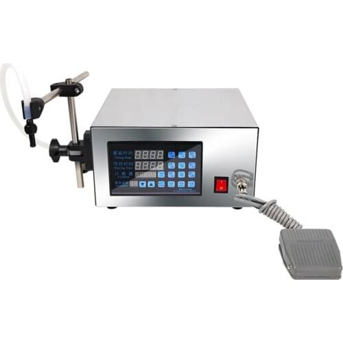 Single Head / Double Head Automatic Liquid Quantitative Filling Machine LCD CNC Milk Drink Small Packing Machine Filling Tools