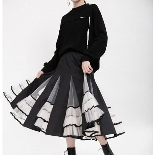 JINGZHI High Waist Skirts For Women