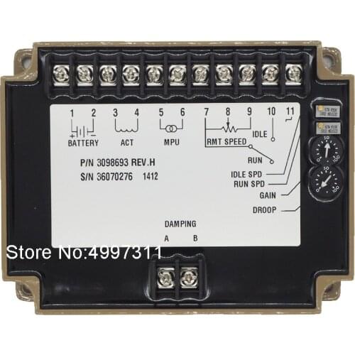 Chinese Own factory! Quality Engine Spare Parts Generator Speed Controller EFC 3098693 for Original 500KW Generator actuator