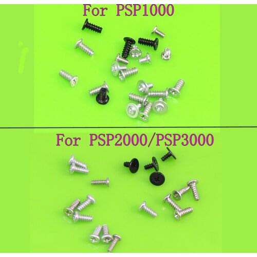For PSP1000 Screws Full Screw Set Repair Parts for Sony PSP 2000 3000