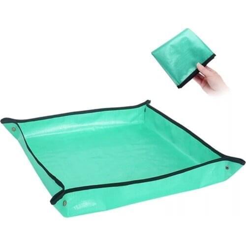 50cm 68cm 100cm Plant Repotting Square Mat Waterproof Thicken Indoor Transplanting Dirty Catcher Bonsai Succulent Potting Tarp