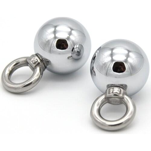 Metal Ball Electro Shock Accessories Breast Pendant BDSM Erotic Bondage Adult Game Sex Toys for Couples Medical Themed Toys