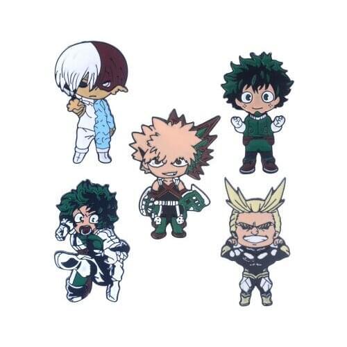 My Hero Academia Fashion Anime Brooches Decoration Pin Cartoon Brooch Badge Bag Pins Unisex Birthday Gift New