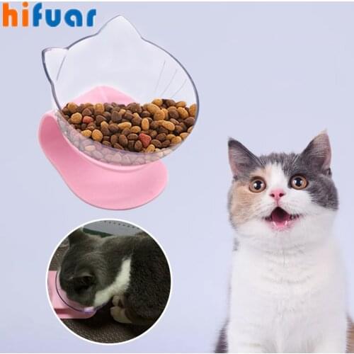 Non-slip Cat Bowls with Raised Stand Pet Food Water Bowls for Cats Dogs Feeders Pet Supplies Feeding Products Accessories