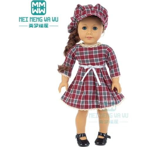 NEW doll clothes fashion dresses, jeans，coats, casual wear for 18inch American doll accessories girls gift