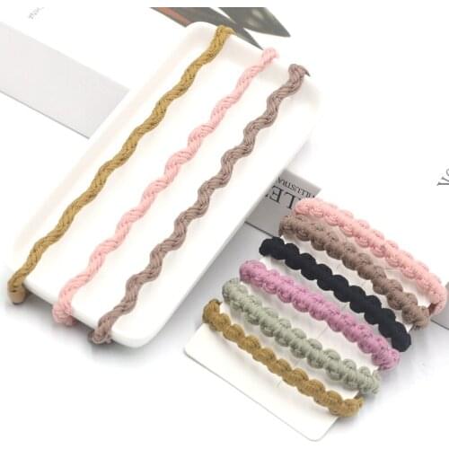 New girl women hair rope hair tie rubber band sweet hair hoop ponytail fashion headdress hair accessories DIY sewing accessories