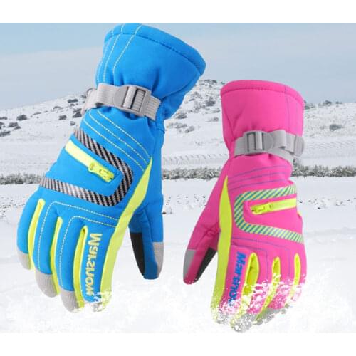 New Mens Ski Gloves Snowboard Gloves Motorcycle Riding Winter children ski Gloves Windproof Waterproof Unisex Snow Gloves