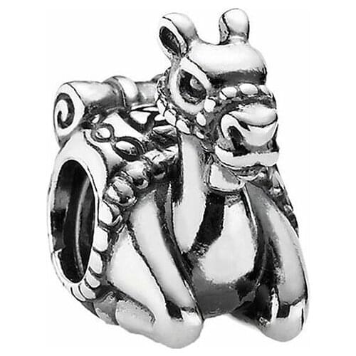 New Original 100% 925 Sterling Silver Animal Charm Vintage Cute Desert Camel Beads Bracelet Bangle DIY Jewelry Gift