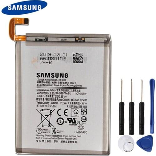 Original Samsung Battery EB-BG977ABU For Samsung GALAXY S10 5G version Genuine Battery 4500mAh S10 5G Battery