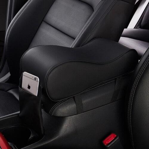 New leather car center console armrest pad for Peugeot 206 207 208 301 307 308 407 2008 3008 4008