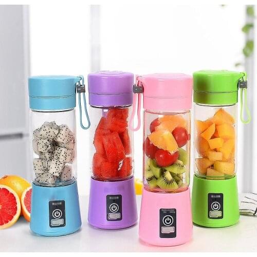 Portable Blender USB Mixer Electric Juicer Machine Smoothie Blender Mini Food Processor Personal Lemon Squeezer Orange Juicer