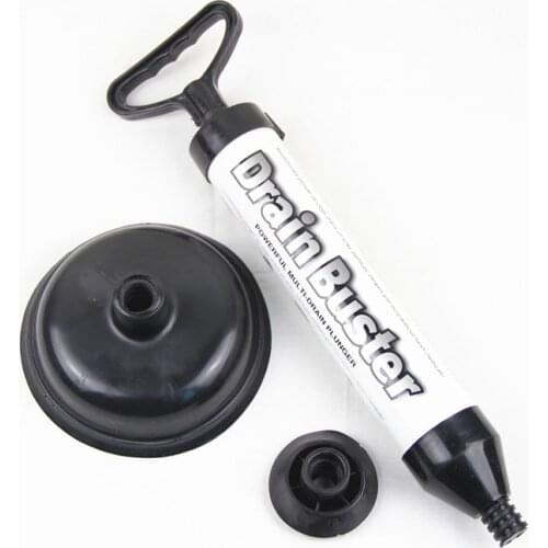 HAND POWER DRAIN BUSTER CLEANER TOILET PLUNGER TOOL