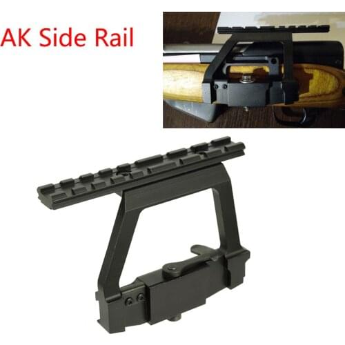 Tactical AK 74U Mount Quick release 20mm AK Side Rail Lock Scope Mount Base for AK 74U Rifle Hunting&CS Battle Gun accessories
