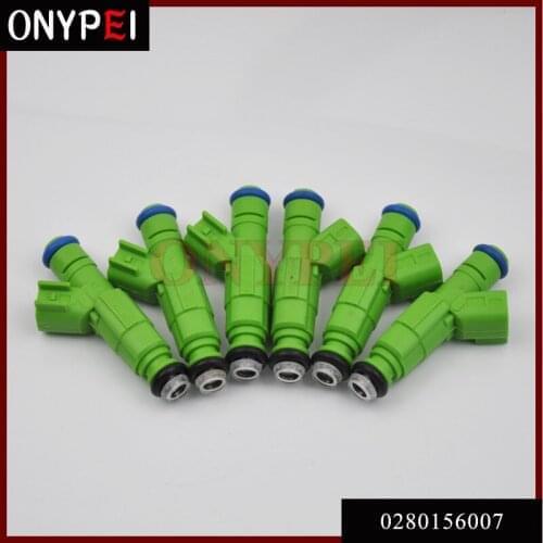 6pcs/lot Fuel Injector 0280156007 81212141 For Dodge Caravan Grand Caravan Chrysler Town 3.3 812-12141