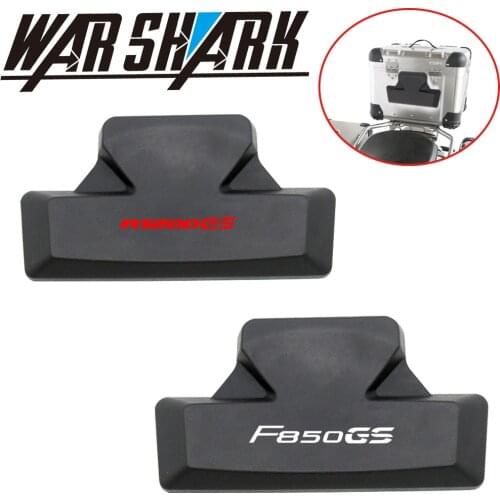 With logo motorcycle Universal passenger backrest cushion back bag rear trunk sticker For BMW R1200GS R1250GS F750GS F850GS