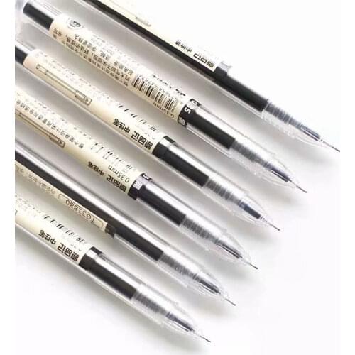 Japanese Ballpoint pen 0.35 mm Black Blue Ink Pen School Office student Exam Signature pens for Writing Stationery Supply