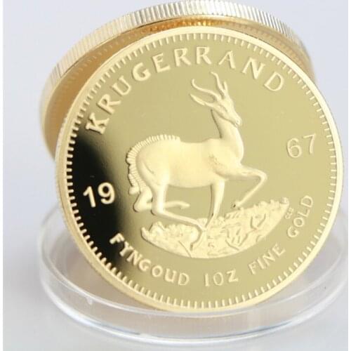 South Africa Saudi Africa Krugerrand Gold Coin Paul Kruger Collectible Coins